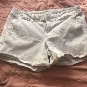 Stretch Denim Mom Shorts